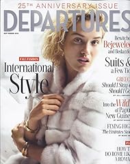 Departures magazine 25th for sale  Delivered anywhere in USA 