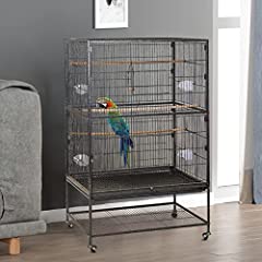 Used, XMTECH Large Bird Cage 132cm Parrot Cage with Stand for sale  Delivered anywhere in UK