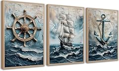3pcs vintage nautical for sale  Delivered anywhere in USA 