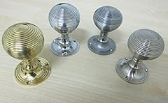 Ironmongery pair reeded for sale  Delivered anywhere in UK