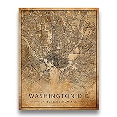 Washington map vintage for sale  Delivered anywhere in USA 