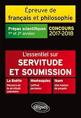 Servitude soumission. boétie d'occasion  Livré partout en France