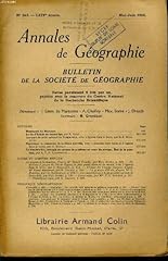 Annales geographies bulletin d'occasion  Livré partout en France