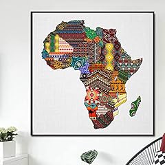Carte afrique style d'occasion  Livré partout en France