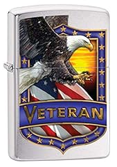 Zippo lighter veteran for sale  Delivered anywhere in USA 