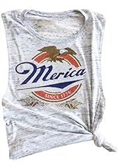 Erxvxp Women Tank Tops Sleeveless Merica Since 1776 for sale  Delivered anywhere in USA 