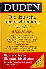 Duden rechtschreibung deutsche gebraucht kaufen  Wird an jeden Ort in Deutschland