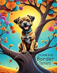 Border terrier coloring for sale  Delivered anywhere in UK