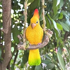 Resin parrot hanging for sale  Delivered anywhere in USA 