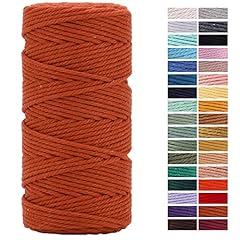 Rust red macrame for sale  Delivered anywhere in USA 