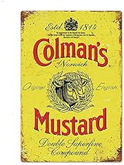 Vintage colman mustard for sale  Delivered anywhere in UK