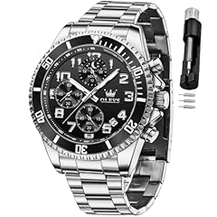 Olevs mens black for sale  Delivered anywhere in USA 
