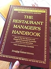 Restaurant manager handbook for sale  Delivered anywhere in USA 