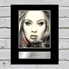 Adele signed mounted for sale  Delivered anywhere in UK