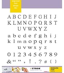 Xyron engraved font for sale  Delivered anywhere in UK