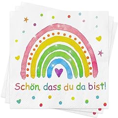 Servietten regenbogen schön gebraucht kaufen  Wird an jeden Ort in Deutschland