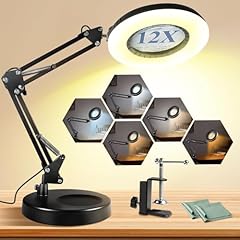 12x magnifying glass for sale  Delivered anywhere in USA 