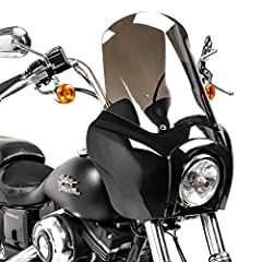 Carenado Compatible para Harley Dyna Low Rider, Street Bob Negro-Ahumado segunda mano  Se entrega en toda España 