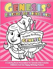 Genesis birthday coloring for sale  Delivered anywhere in UK