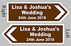 Wedding direction sign for sale  Delivered anywhere in Ireland