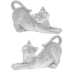 Silver art cats for sale  Delivered anywhere in UK