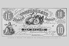Buyenlarge Confederate Banknote - Gallery Wrapped 28"X42" for sale  Delivered anywhere in USA 