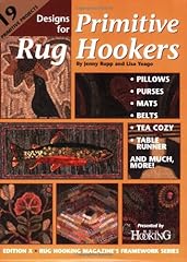 Designs primitive rug for sale  Delivered anywhere in USA 