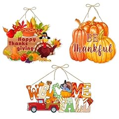 3pcs thanksgiving hanging for sale  Delivered anywhere in USA 
