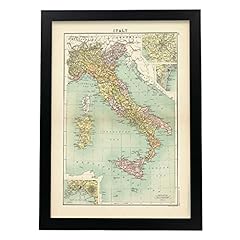 Nacnic poster geografico usato  Spedito ovunque in Italia 