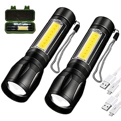 Led torch rechargeable for sale  Delivered anywhere in Ireland