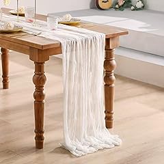 White cheesecloth table for sale  Delivered anywhere in Ireland