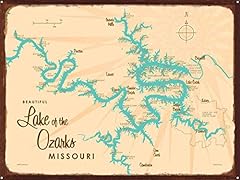 Lake ozarks map for sale  Delivered anywhere in USA 