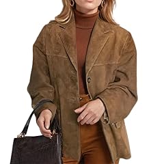 Women suede jacket for sale  Delivered anywhere in UK