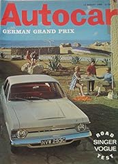 Autocar magazine 1966 for sale  Delivered anywhere in UK