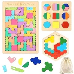 Wooden puzzle set for sale  Delivered anywhere in USA 