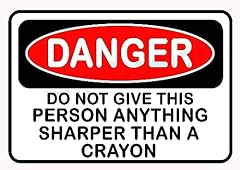 Danger sharp crayon for sale  Delivered anywhere in UK