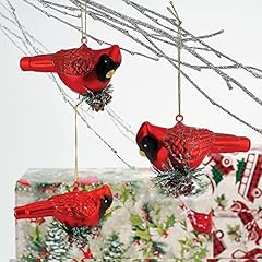 Cardinal glass christmas for sale  Delivered anywhere in USA 