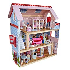 KidKraft 65054 Chelsea Cottage Wooden Dolls House with for sale  Delivered anywhere in UK