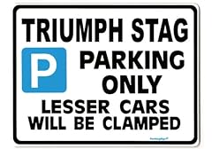 Triumph stag parking for sale  Delivered anywhere in UK
