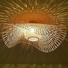 Natürliche deckenlampe bambus gebraucht kaufen  Wird an jeden Ort in Deutschland