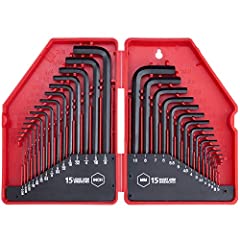 30-Piece Premium Hex Key Allen Wrench Set, SAE and for sale  Delivered anywhere in USA 