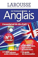 Dictionnaire mini anglais d'occasion  Livré partout en France