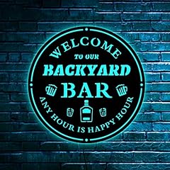 Welcome backyard neon for sale  Delivered anywhere in USA 