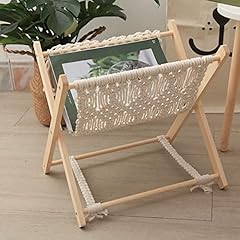 Macrame magazine rack for sale  Delivered anywhere in UK