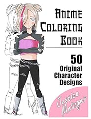 Anime Coloring Book: 50 Original Character Designs for sale  Delivered anywhere in Canada
