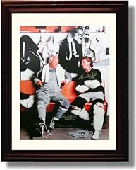 Framed Gordie Howe and Wayne Gretzky Autograph Replica, used for sale  Delivered anywhere in USA 