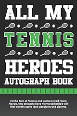 Tennis heroes autograph for sale  Delivered anywhere in UK