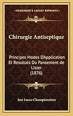 Chirurgie antiseptique princip d'occasion  Livré partout en France