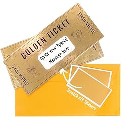 Deluxe golden ticket for sale  Delivered anywhere in UK