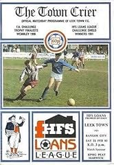 Leek town bangor for sale  Delivered anywhere in UK